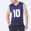 NAVY JERSEY TANK TOP